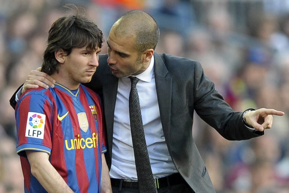 Met Lionel Messi bij FC Barcelona wist Pep Guardiola wel twee keer de Champions League te winnen. 
