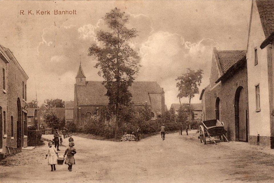 De kerk in Banholt. 