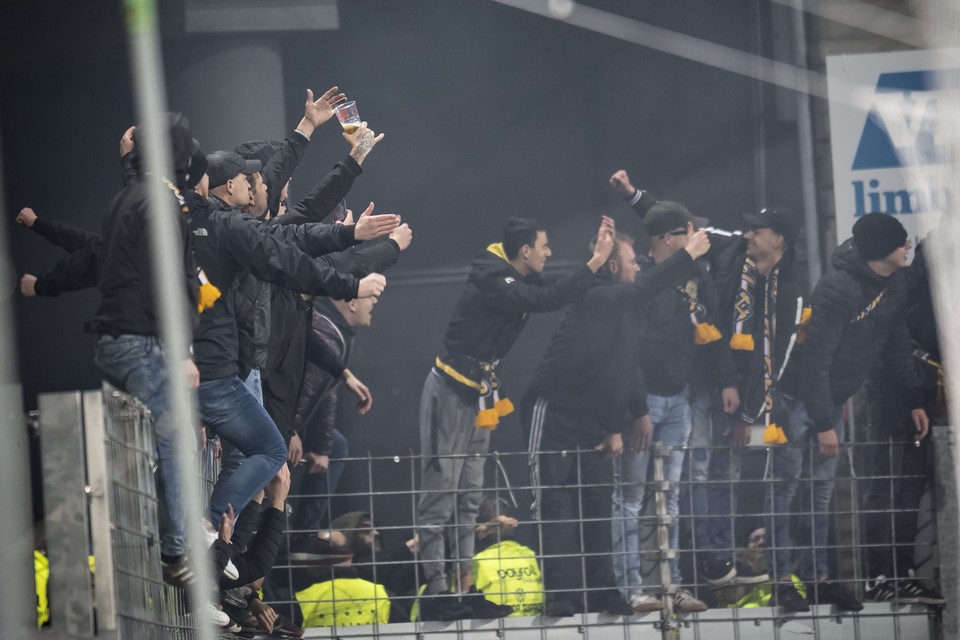 De derby MVV-Roda JC liep uit de hand. 