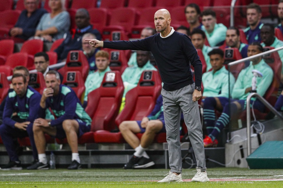 Ajax-coach Erik ten Hag. 