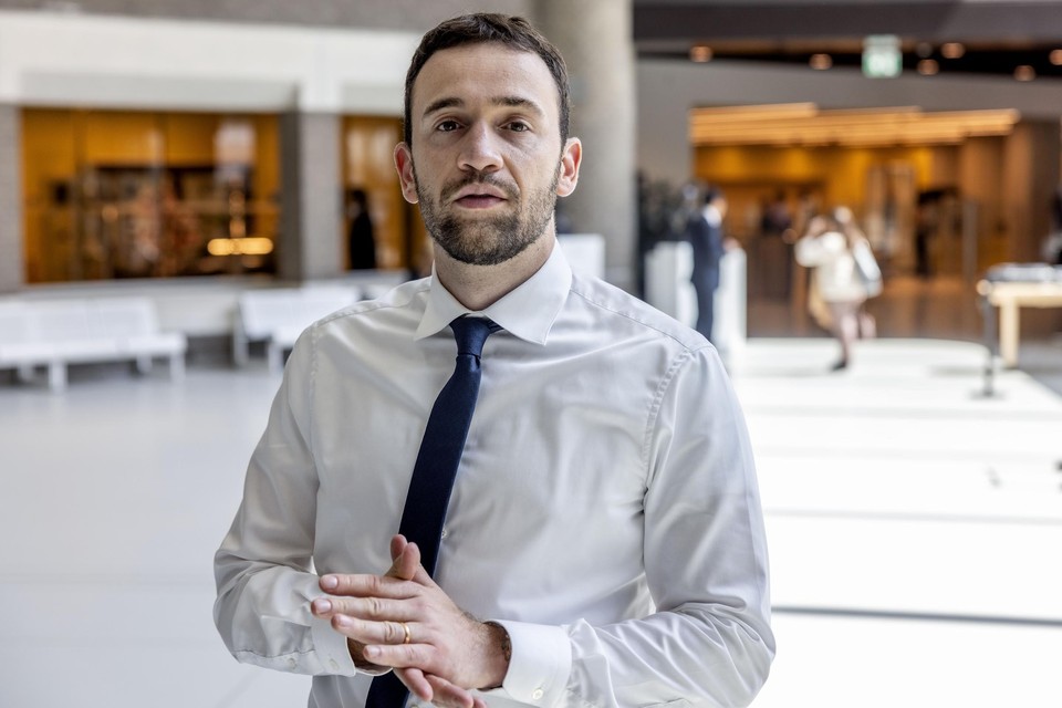 Silvio Erkens, energiespecialist van de VVD in de Tweede Kamer.   