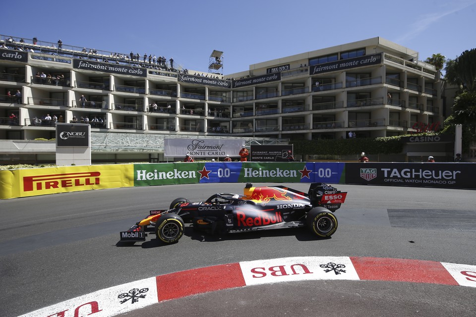 Max Verstappen in Monaco. 