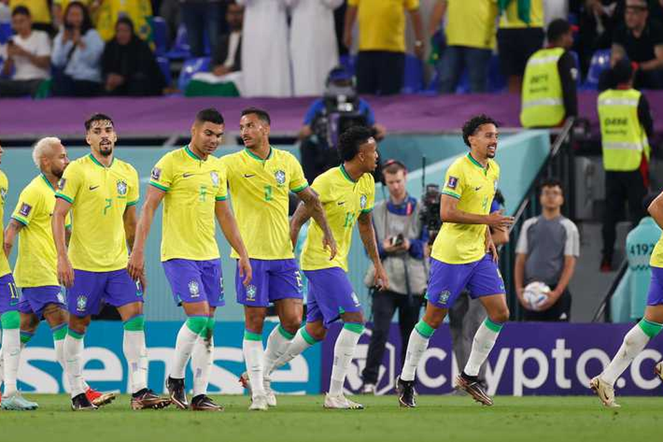 Brazilië raasde voor rust als een wervelstorm over het veld en had de klus tegen Zuid-Korea al heel vlug geklaard. 