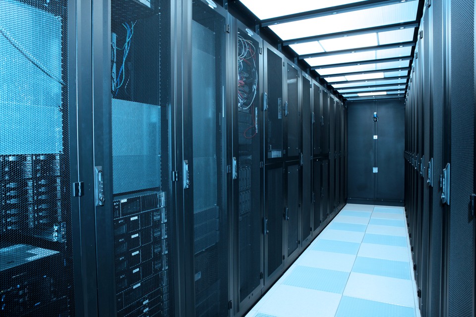 De servers van Systemec staan opgesteld in grote gekoelde ruimtes. 
