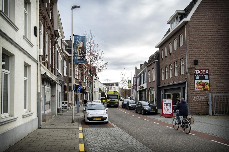 De Willemstraat is één van de straten waar de actiedag plaatsvond. 