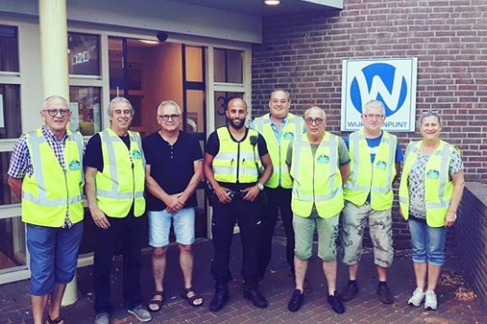 Het buurtpreventieteam van Lindenheuvel.