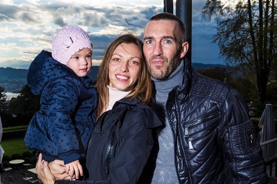 Dochter Isabella, vrouw Veronika en Fernando. 