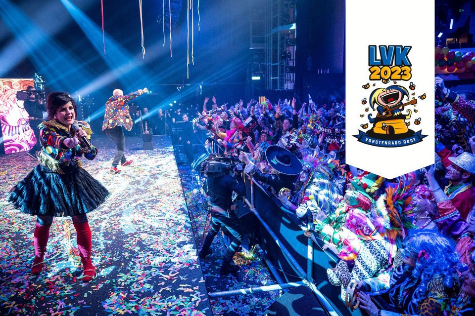 Bjorn en Mieke tijdens de 46e LVK finale, waar ze als winnaar uit de bus kwamen.