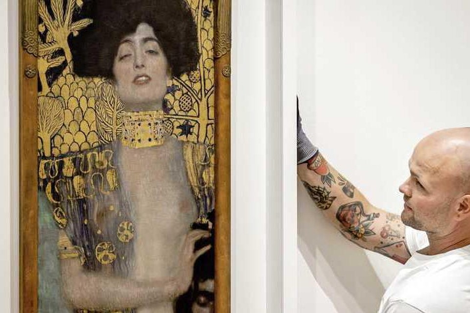 Het schilderij ‘Judith’ van Klimt is een van de topstukken op de expositie. 