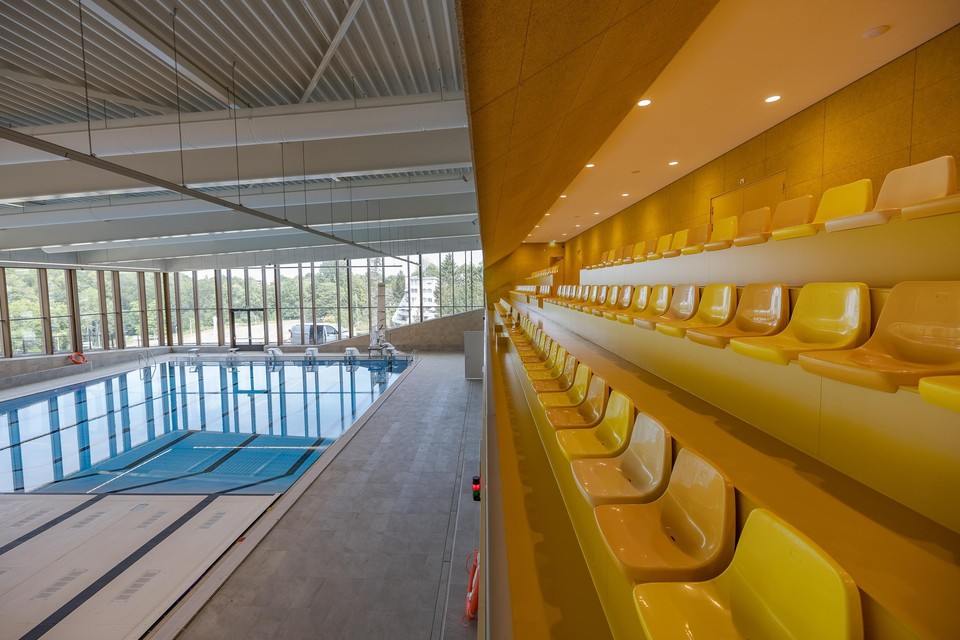Het 25-meterbad in sportcentrum Vie. 
