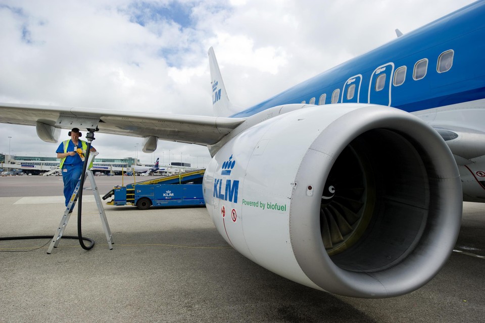 KLM verricht al jaren tests met frituurvet als brandstof.