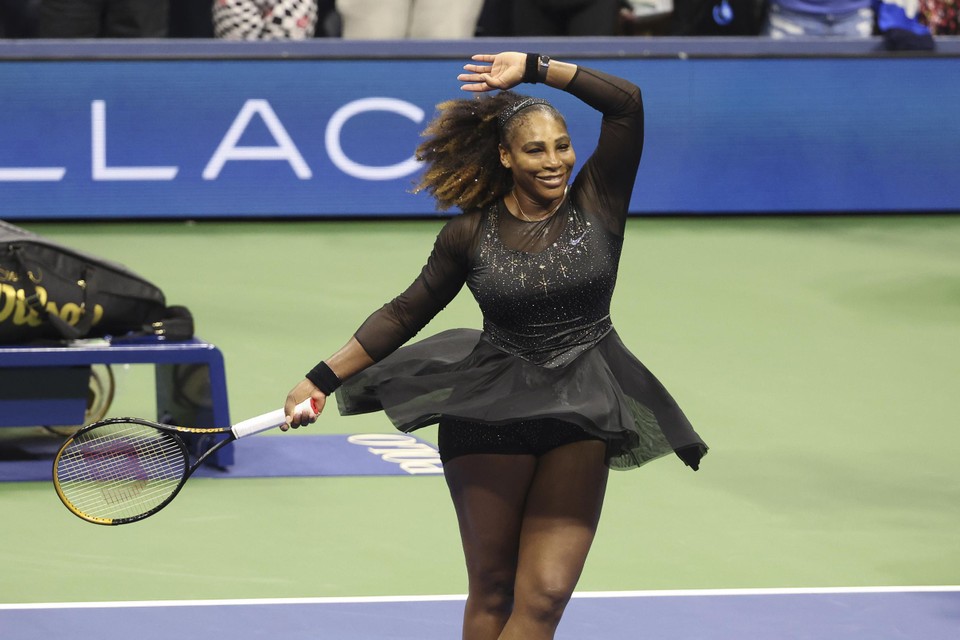 Serena Williams speelt op de US Open haar laatste wedstrijden.  