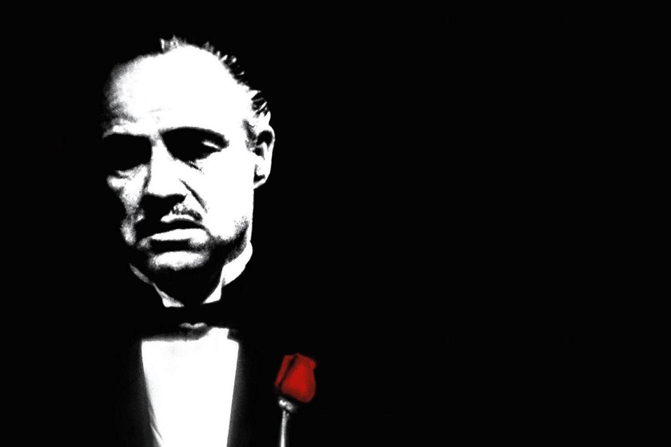 ‘The Godfather’, film uit 1972 met Marlon Brando en Al Pacino.  