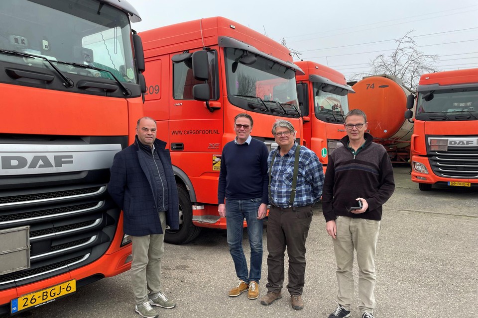 Jurgen Gobyn (CEO GOBO-group), Guy Maassen, Naud Maassen, Marc Maassen (Cargofoor)