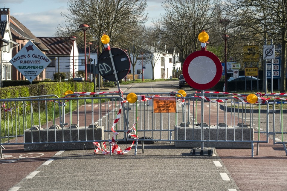 België sloot dit voorjaar tijdens de piek van de coronacrisis de grens met Nederlands Limburg. 