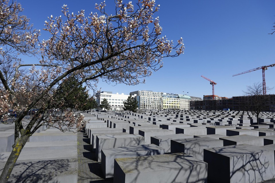Het Holocaust-monument in Berlijn.