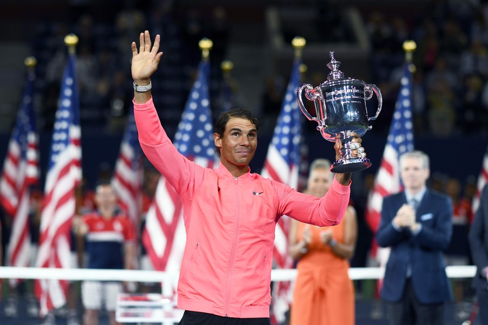 Rafael Nadal na winst US Open