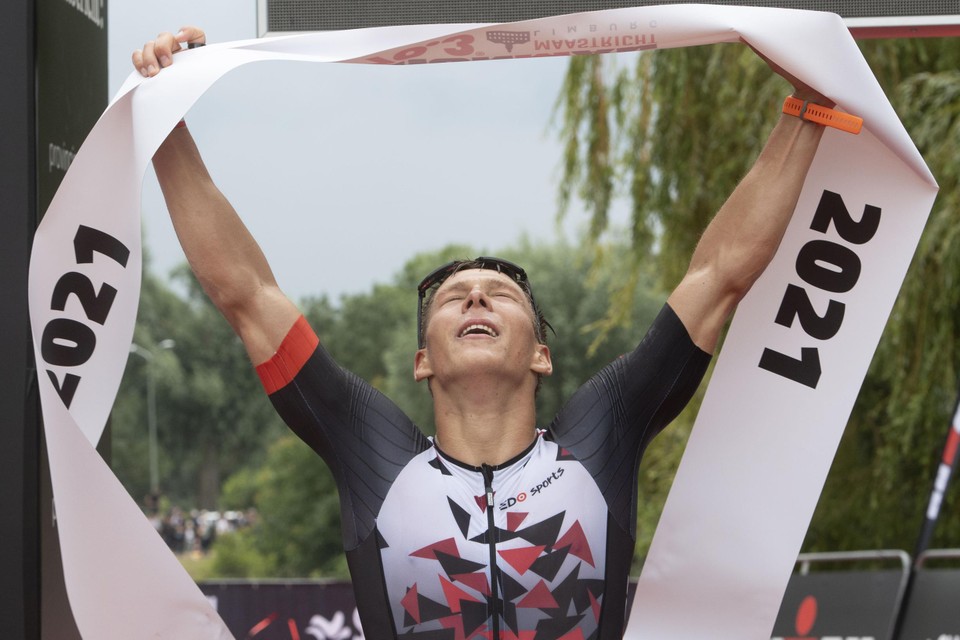Youri Keulen won vorig jaar de Ironman Maastricht. 