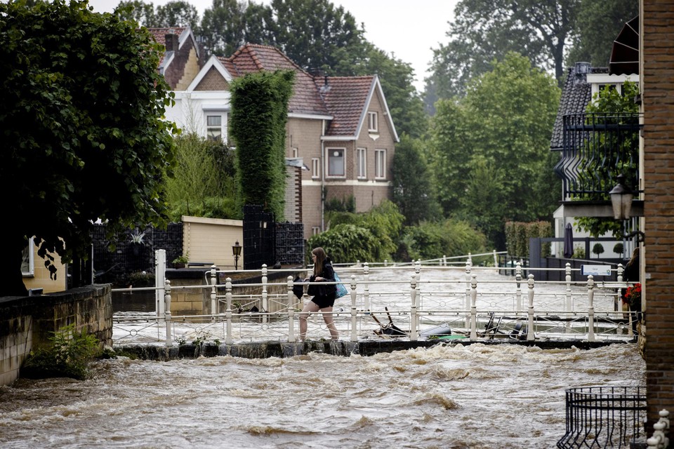 Valkenburg werd in juli 2021 zwaar getroffen door wateroverlast.